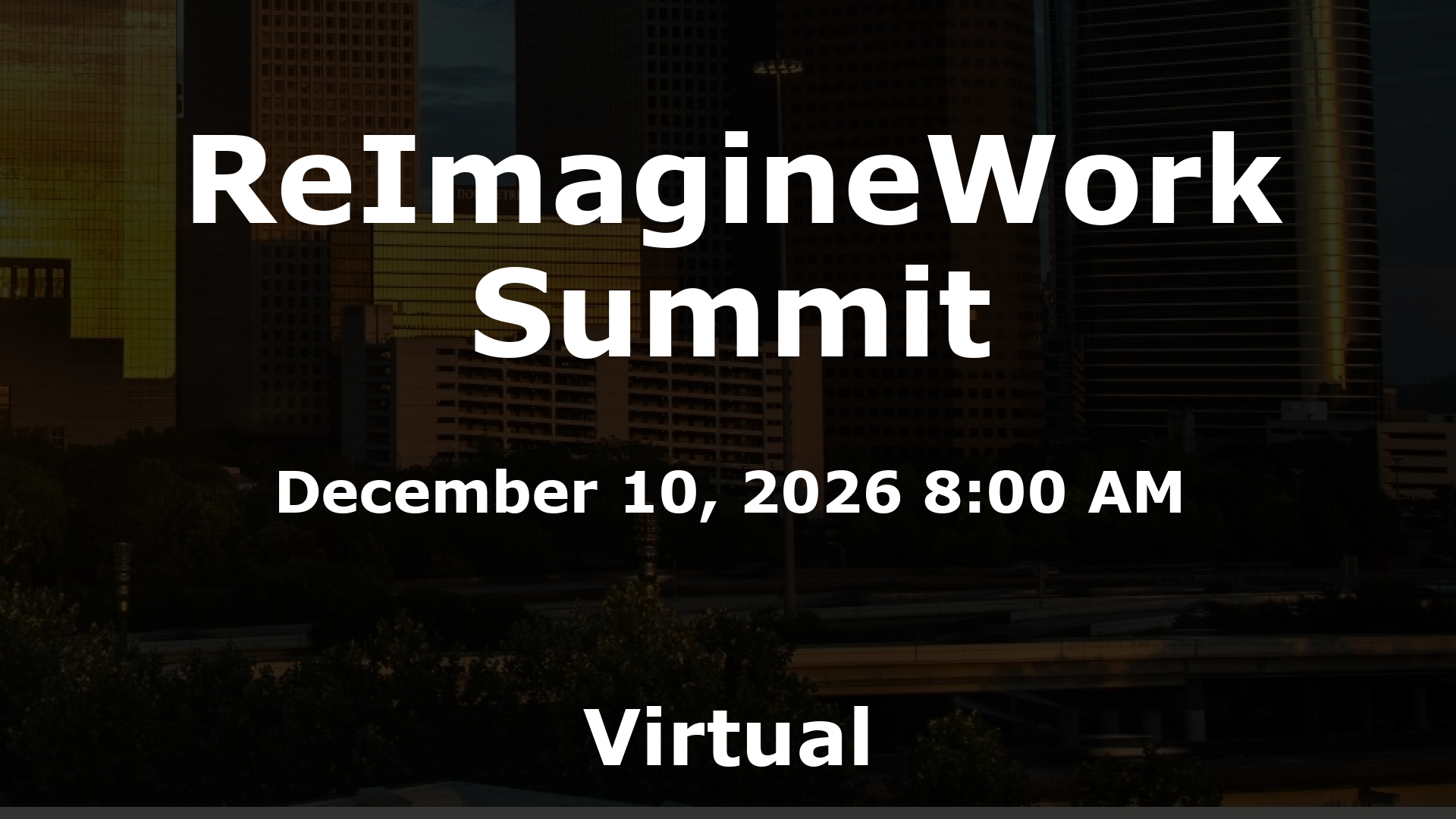 ReImagineWork Summit event image